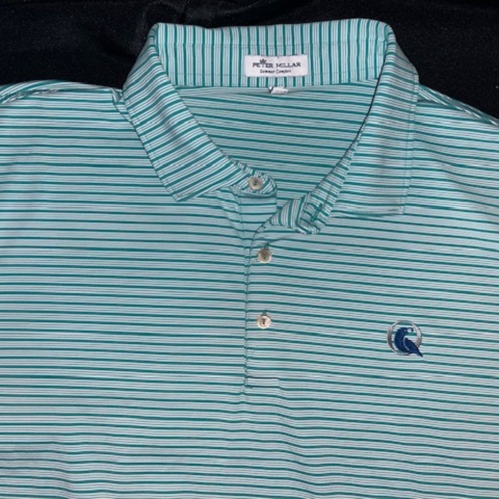 Peter Millar Striped Polo - Summer Comfort Line XL
